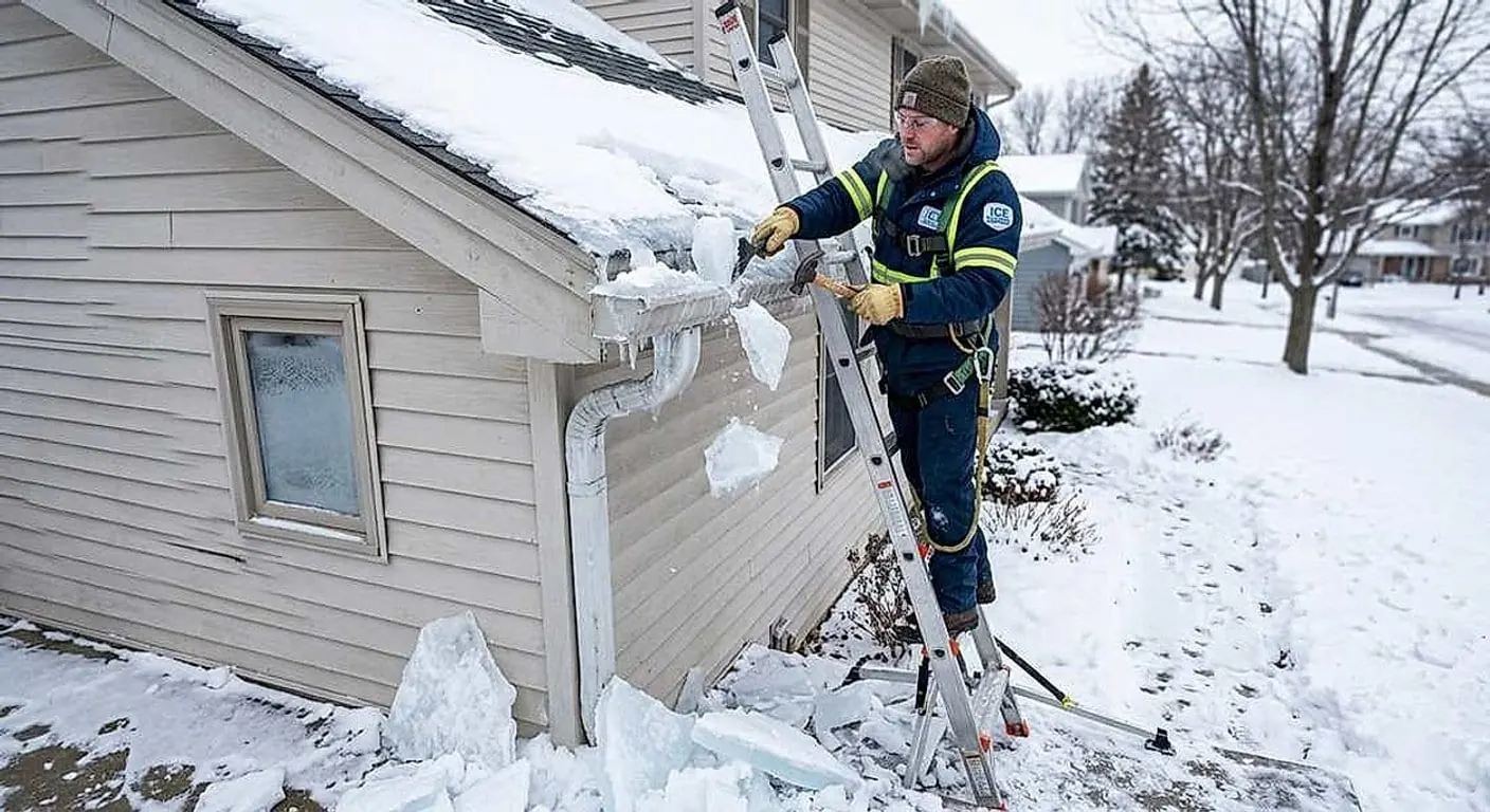 Gutter Ice Removal in Appleton, WI